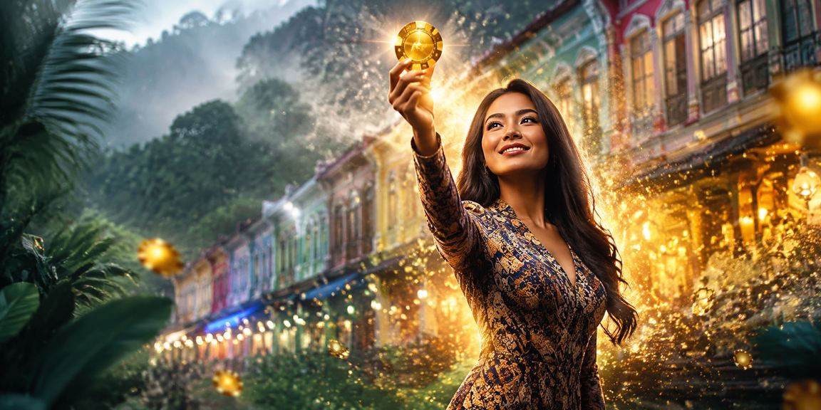 Pemain berbaju batik Penang melakukan deposit bonus dalam talian dengan mudah